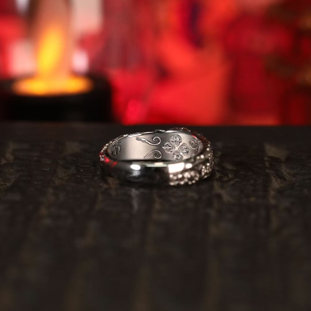 Silver Grotto Ring "Zen Sanctuary"