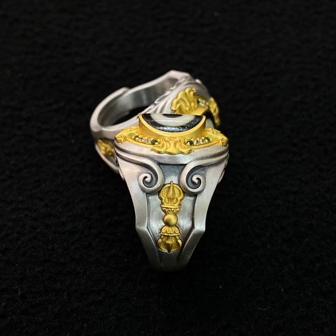 Silver Vajra Ring "Unbreakable Wisdom"